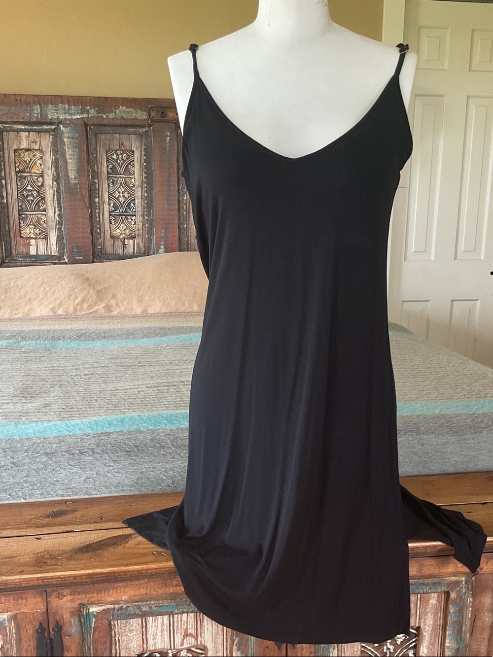 SKIVYS Slip Dress in Black